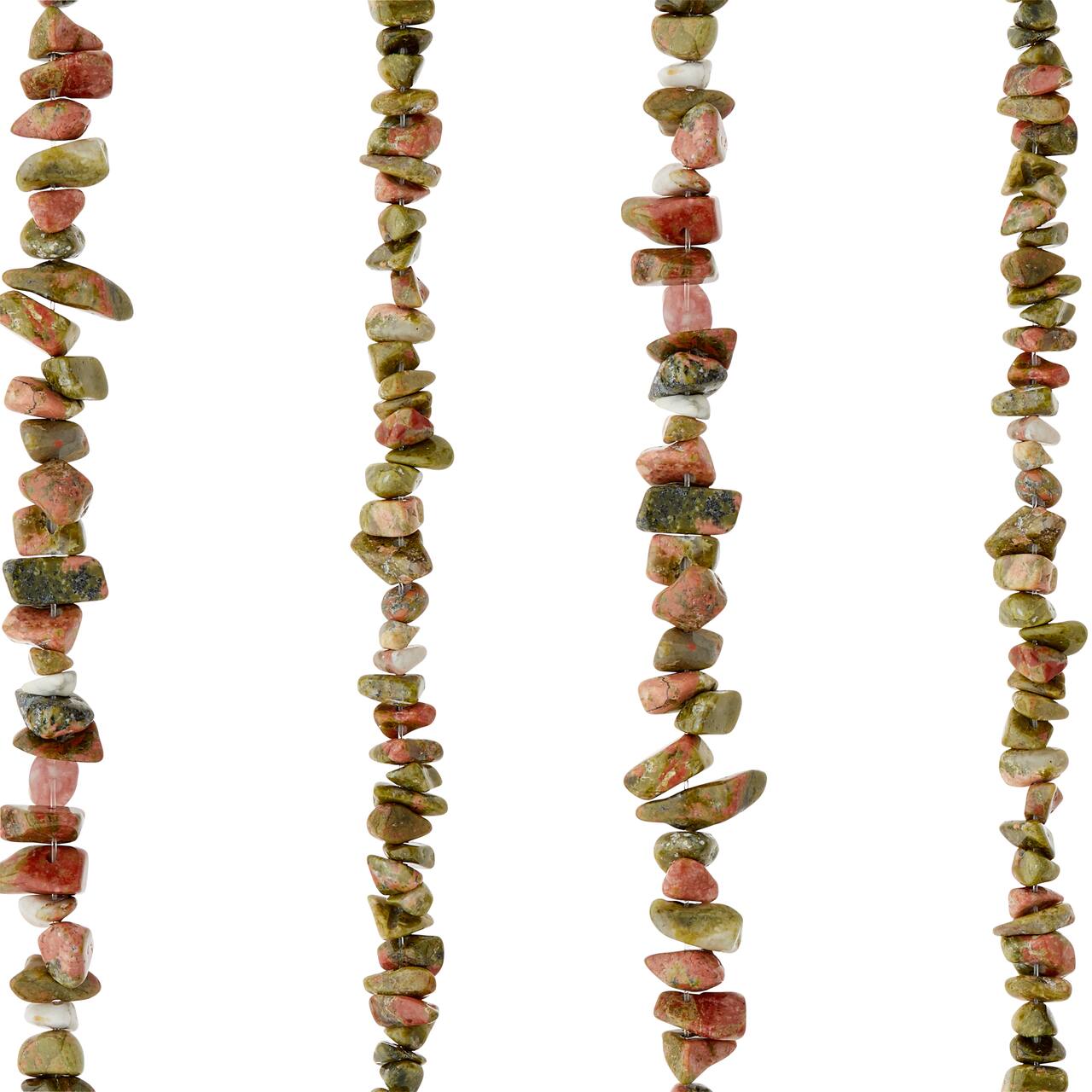 12 Packs: 4 ct. (48 total) Unakite Chip Beads by Bead Landing®